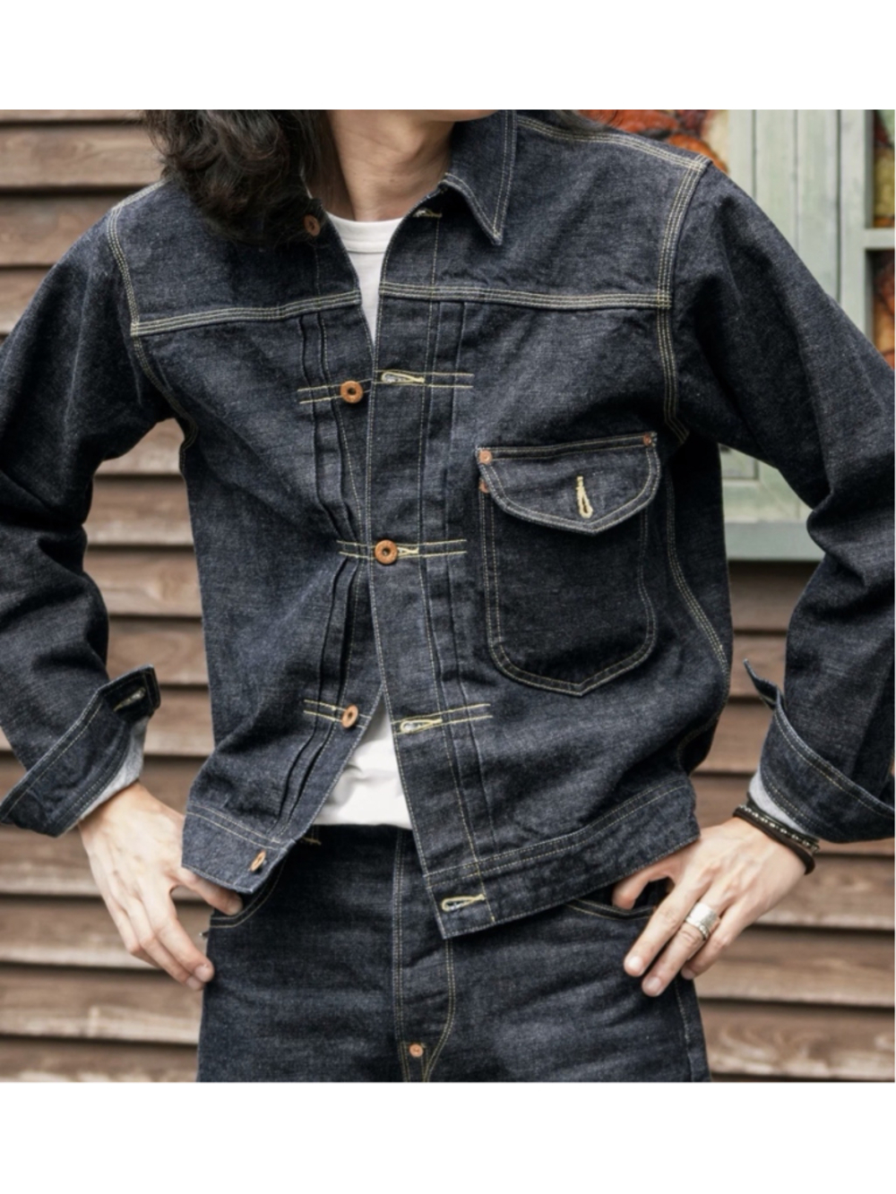 1936 Model Cowboy Selvedge Denim Jacket 38